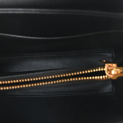 Celine Satinated Calfskin Mini 16 Top Handle Bag Black 5 of 10
