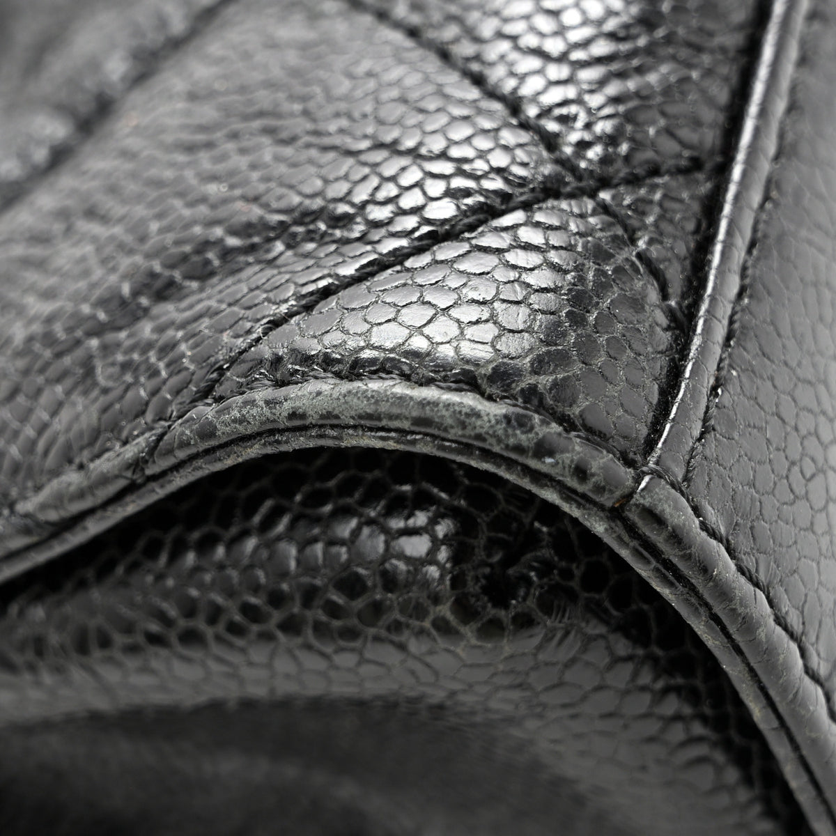 Chanel Crumpled Grained Calfskin Medium CC Crave Flap Black 13 of 15
