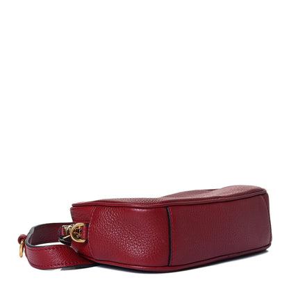 Prada Vitello Daino Logo Belt Bag Rubino 4 of 12