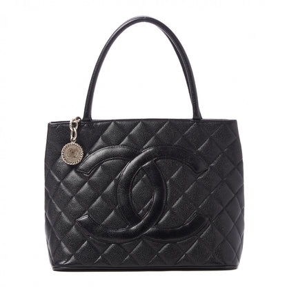 Chanel Caviar Quilted Medallion Tote Black 1 of 10
