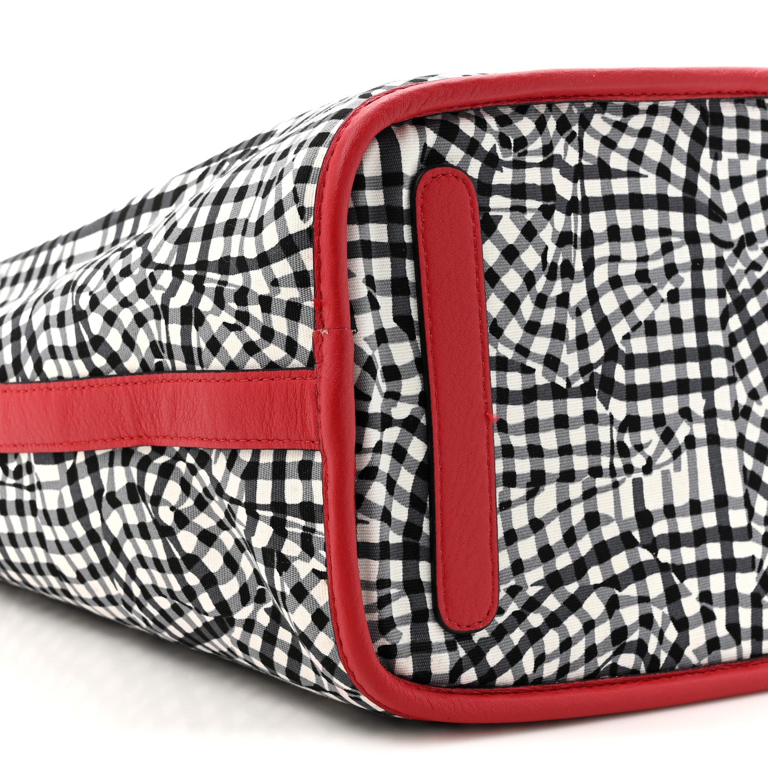 MCM Visetos Medium Liz Reversible Shopper Tote Ruby Red 15 of 21