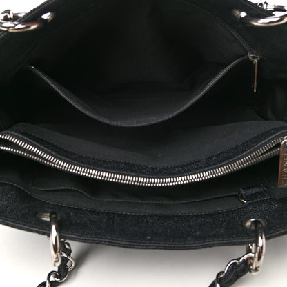 Chanel Caviar Quilted Grand Shopping Tote GST Black 4 of 4