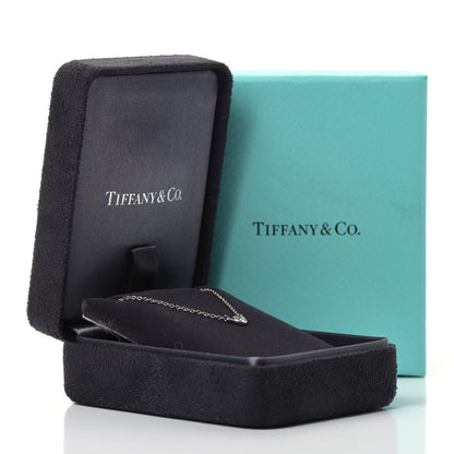 Tiffany Platinum Diamond .14ct Elsa Peretti Diamonds by the Yard Pendant Necklace 7 of 7