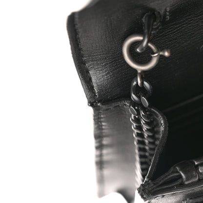 Saint Laurent Calfskin Monogram Sunset Chain Wallet Black 17 of 18