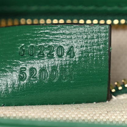 Gucci Azalea Calfskin Horsebit 1955 Shoulder Bag New Shamarock Emerald 7 of 12