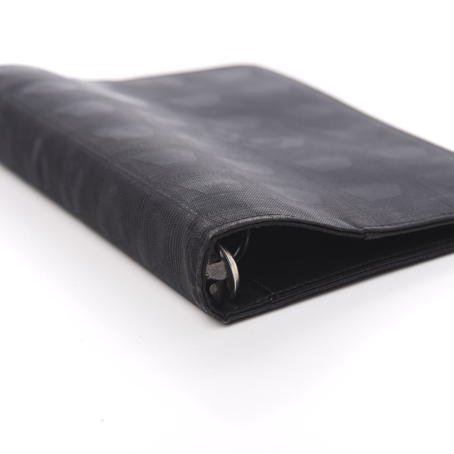 Chanel Nylon Travel Small Ring Agenda Planner Black 13 of 14