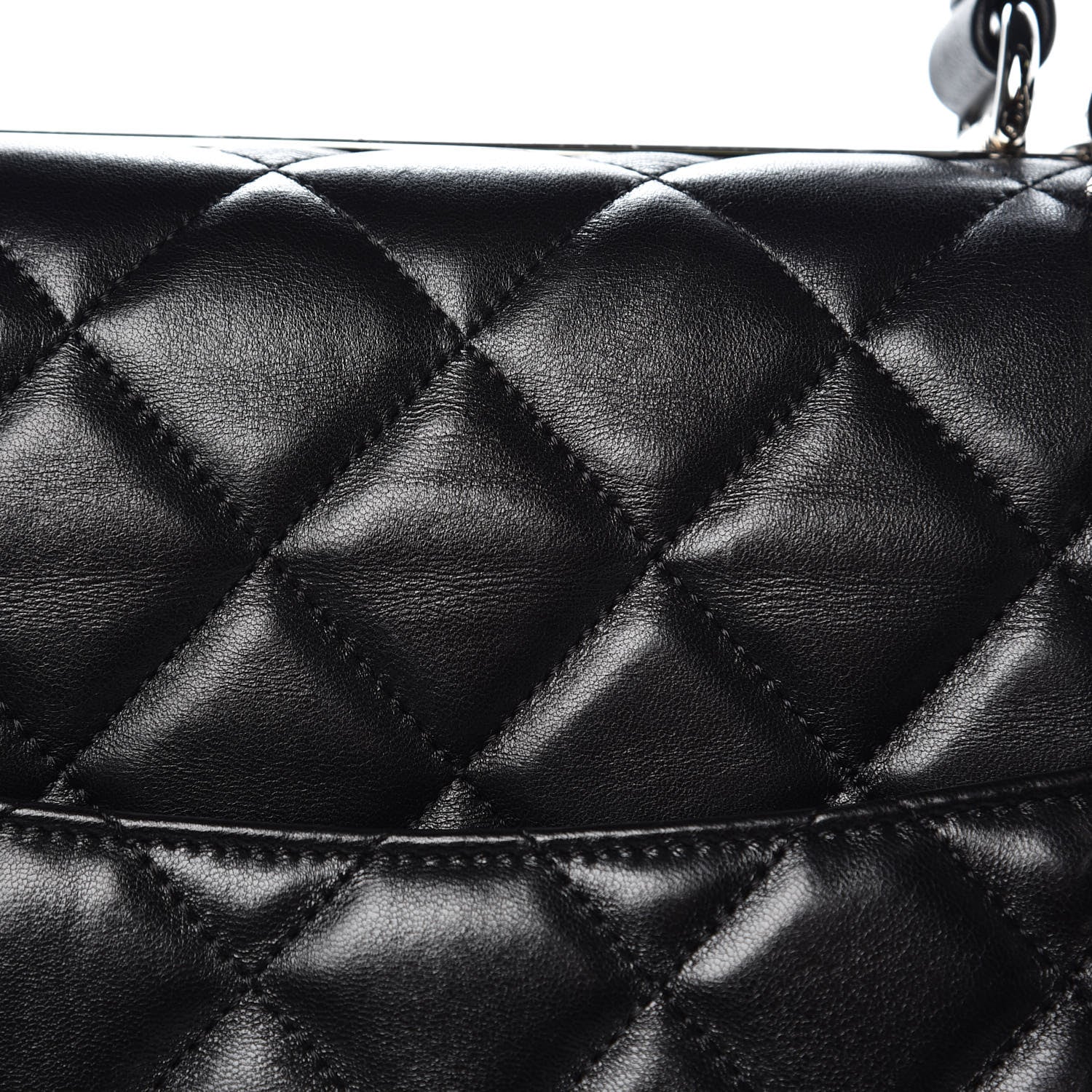 Chanel Lambskin Quilted Large Trendy CC Dual Handle Flap Bag Black 8 of 13
