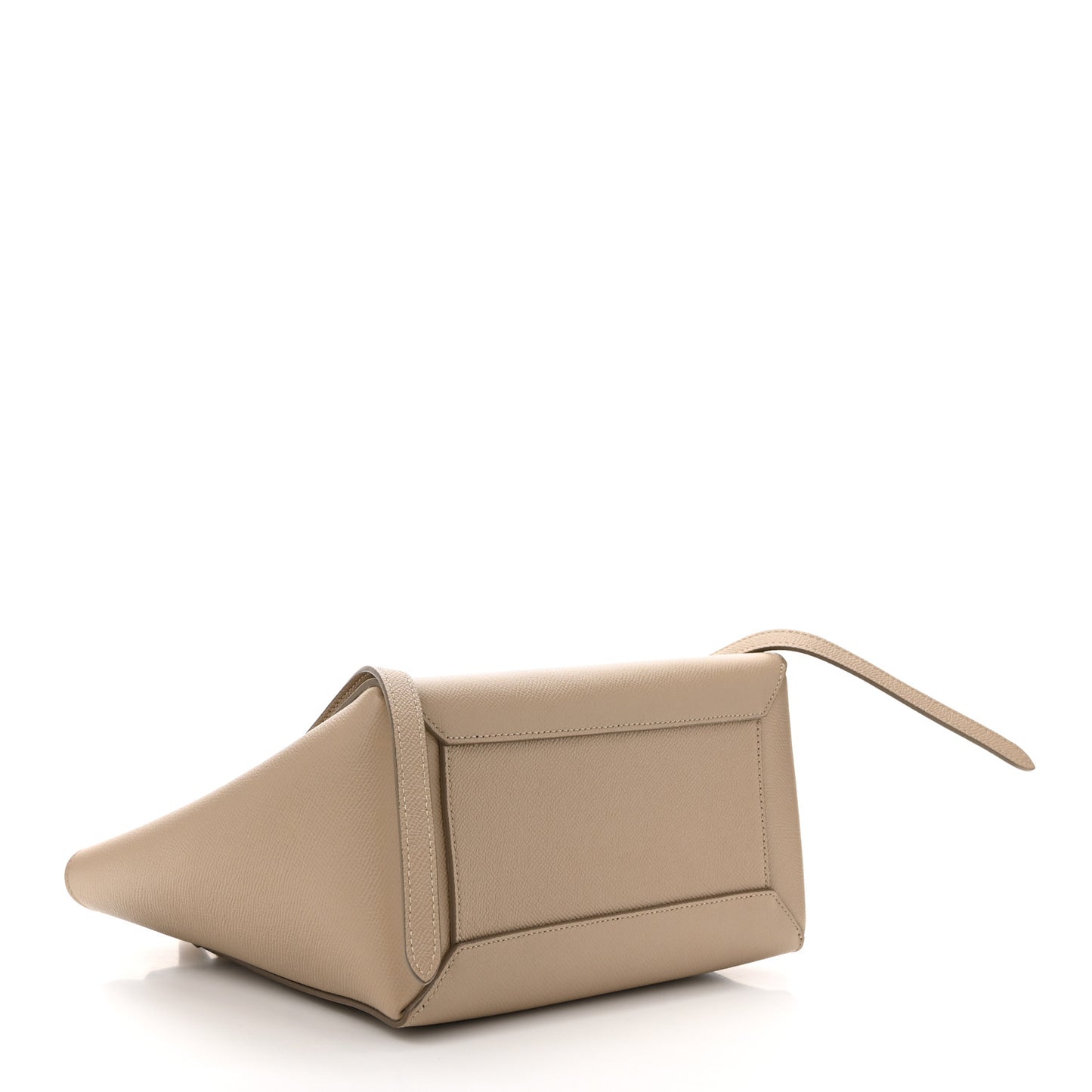Grained Calfskin Micro Belt Bag Light Taupe