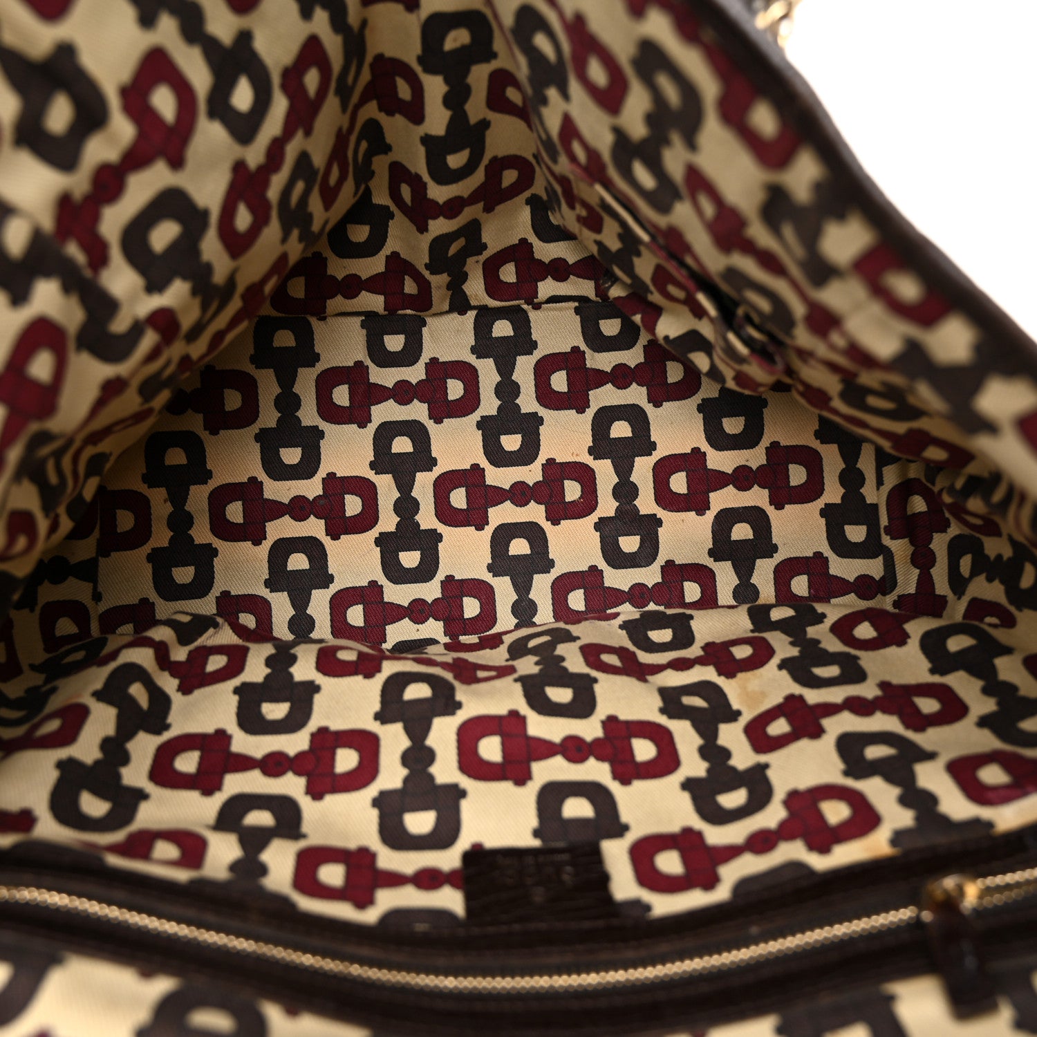 Gucci Monogram Medium Jolicoeur Tote Dark Brown 5 of 11