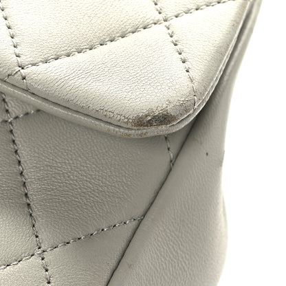Chanel Lambskin Quilted Resin Bi-Color Chain Flap Bag Grey 9 of 11
