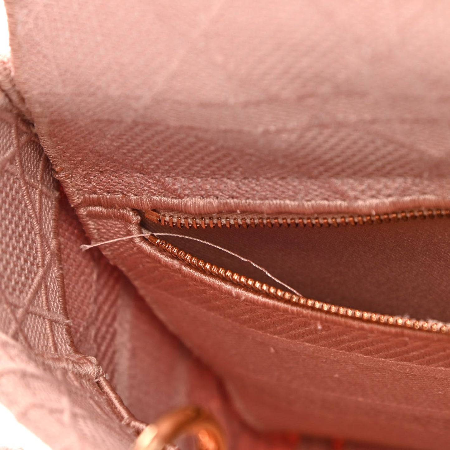 Canvas Embroidered Cannage Medium Lady D-Lite Pink