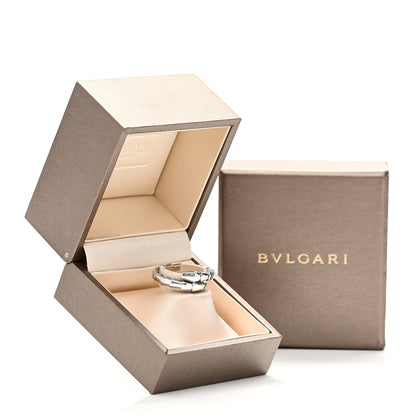 Bulgari 18K White Gold Serpenti Viper Ring L 5 of 5
