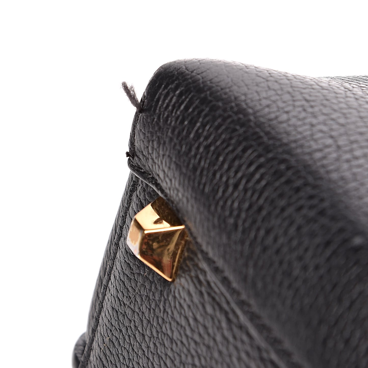 Grained Calfskin Medium Milla Tote Black
