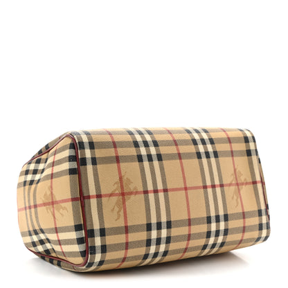 Burberry Haymarket Check Bowling Bag Red 4 of 10