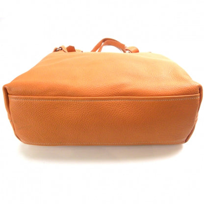 Prada Vitello Daino Tote Orange 4 of 11