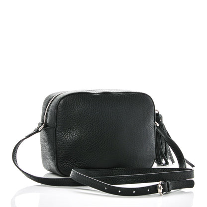 Gucci Pebbled Calfskin Studded Small Soho Disco Bag Black 3 of 7