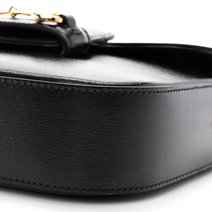 Gucci Azalea Calfskin Web Mini Horsebit 1955 Shoulder Bag Black 10 of 11