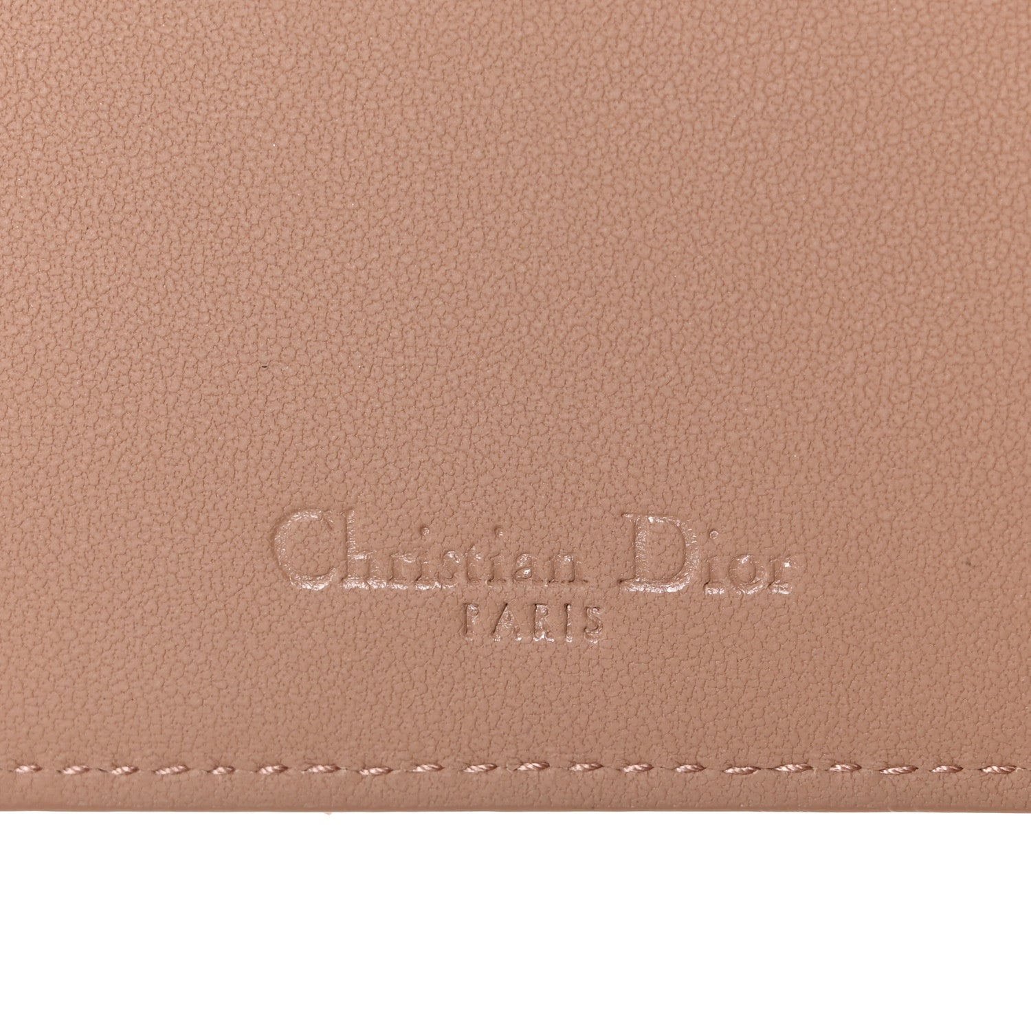 Christian Dior Ultra Matte Calfskin Cannage Large Lady Dior Zip Wallet Beige 6 of 7