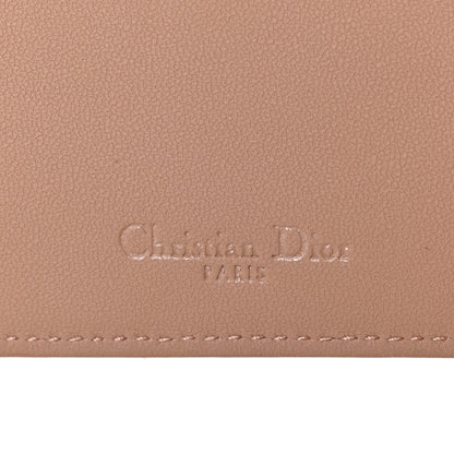 Christian Dior Ultra Matte Calfskin Cannage Large Lady Dior Zip Wallet Beige 6 of 7