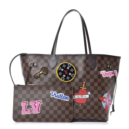 Louis Vuitton Damier Ebene Travel Stickers Neo Neverfull MM 1 of 17