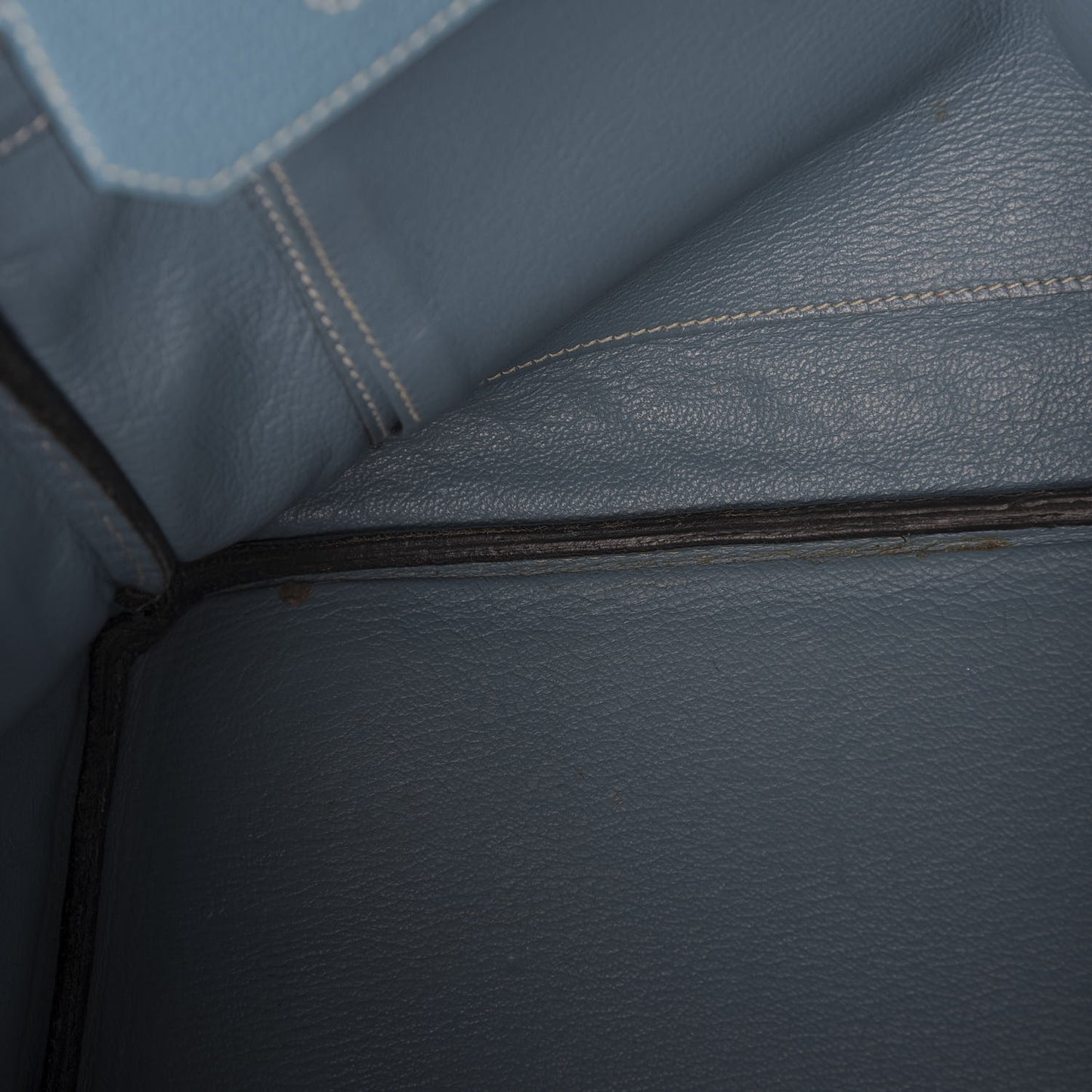 Togo Birkin 35 Blue Jean