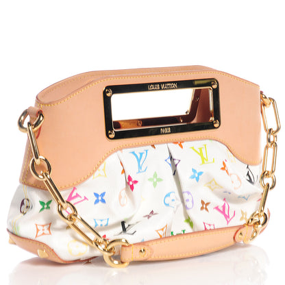 Louis Vuitton Monogram Multicolor Judy PM White 3 of 7