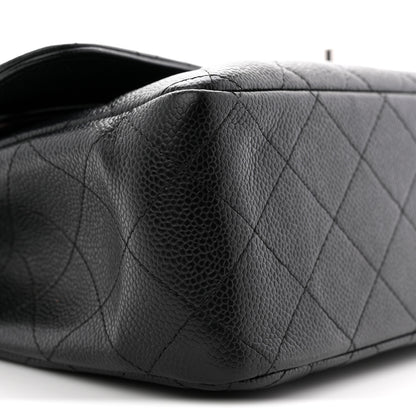 Chanel Caviar Quilted Jumbo Double Flap Black 9 of 11