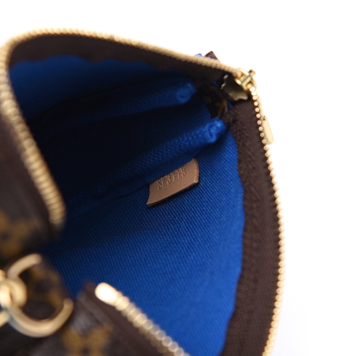 Louis Vuitton Monogram 2019 Christmas Animation Mini Venice Pochette Accessories Blue 5 of 7