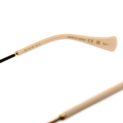 Gucci Metal Round Frame Sunglasses GG01142S Gold 6 of 8