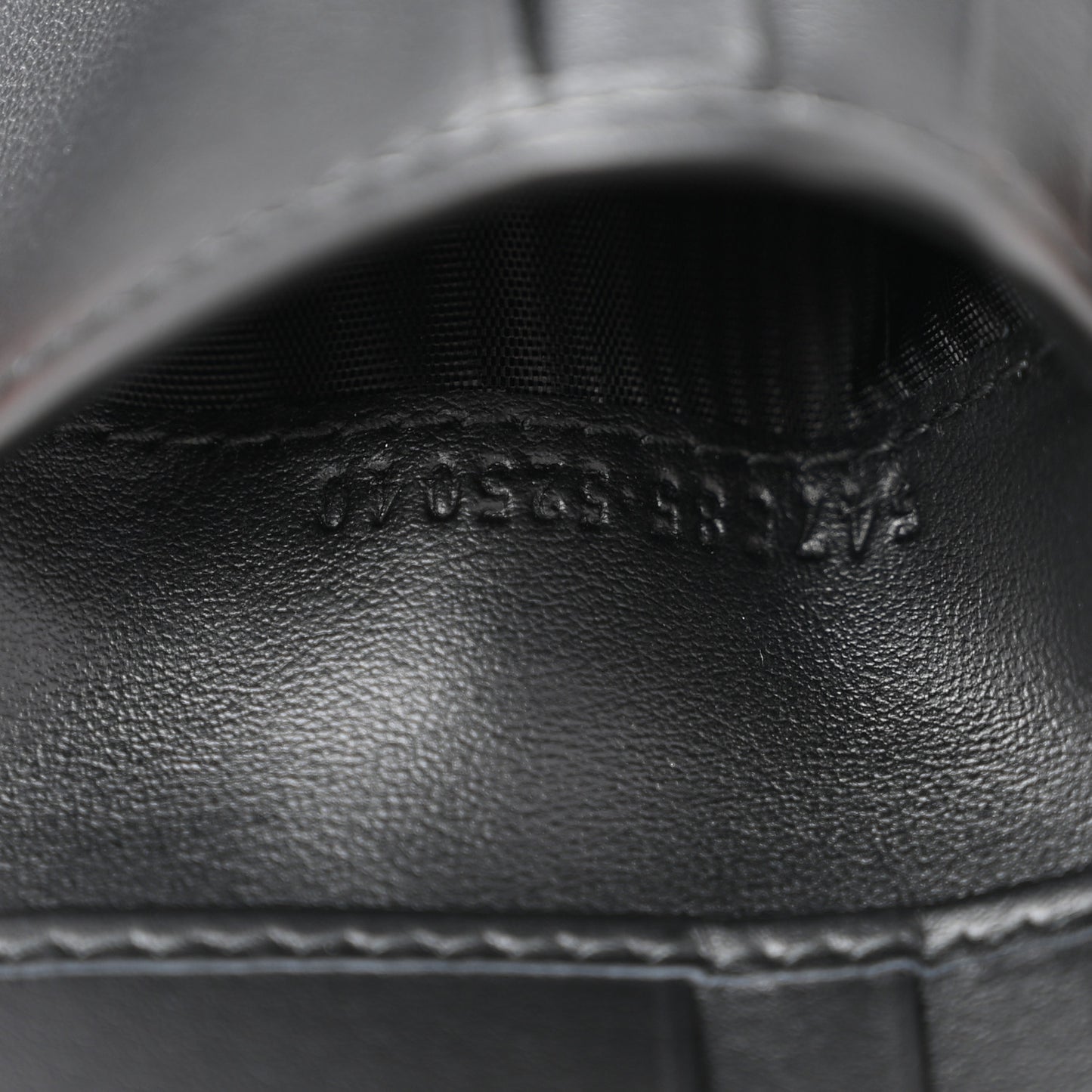 Plutone Calfskin Logo Bi-Fold Wallet Black