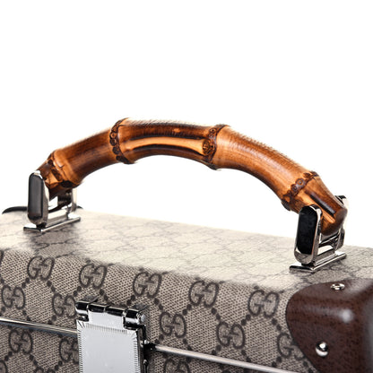 Gucci GG Supreme Monogram Globe-Trotter Beauty Case Brown 21 of 22