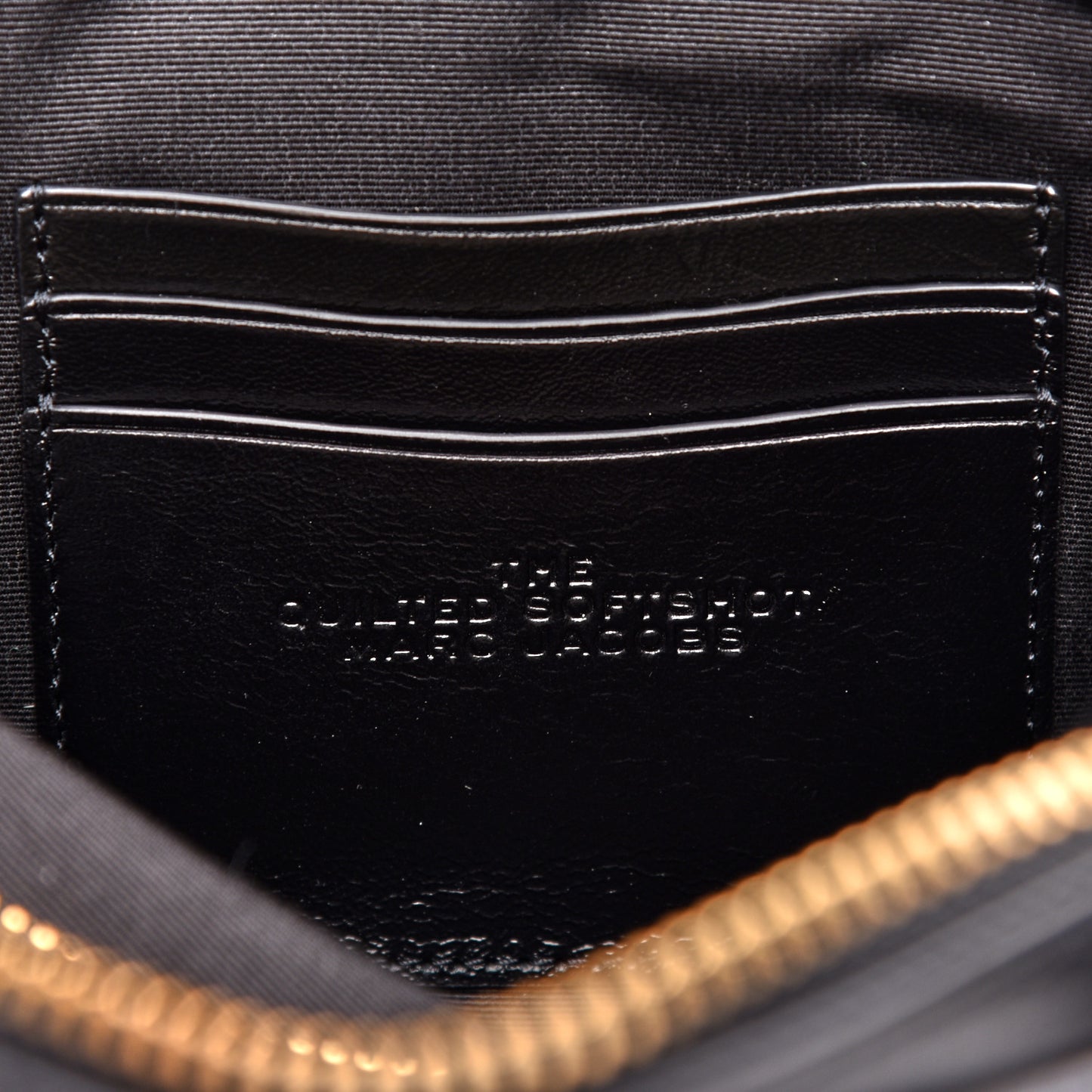 Natural Grain Calfskin Quilted The Softshot 21 Bag Black