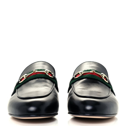 Gucci Malaga Kid Web Womens Princetown Slippers 39 Black 3 of 10