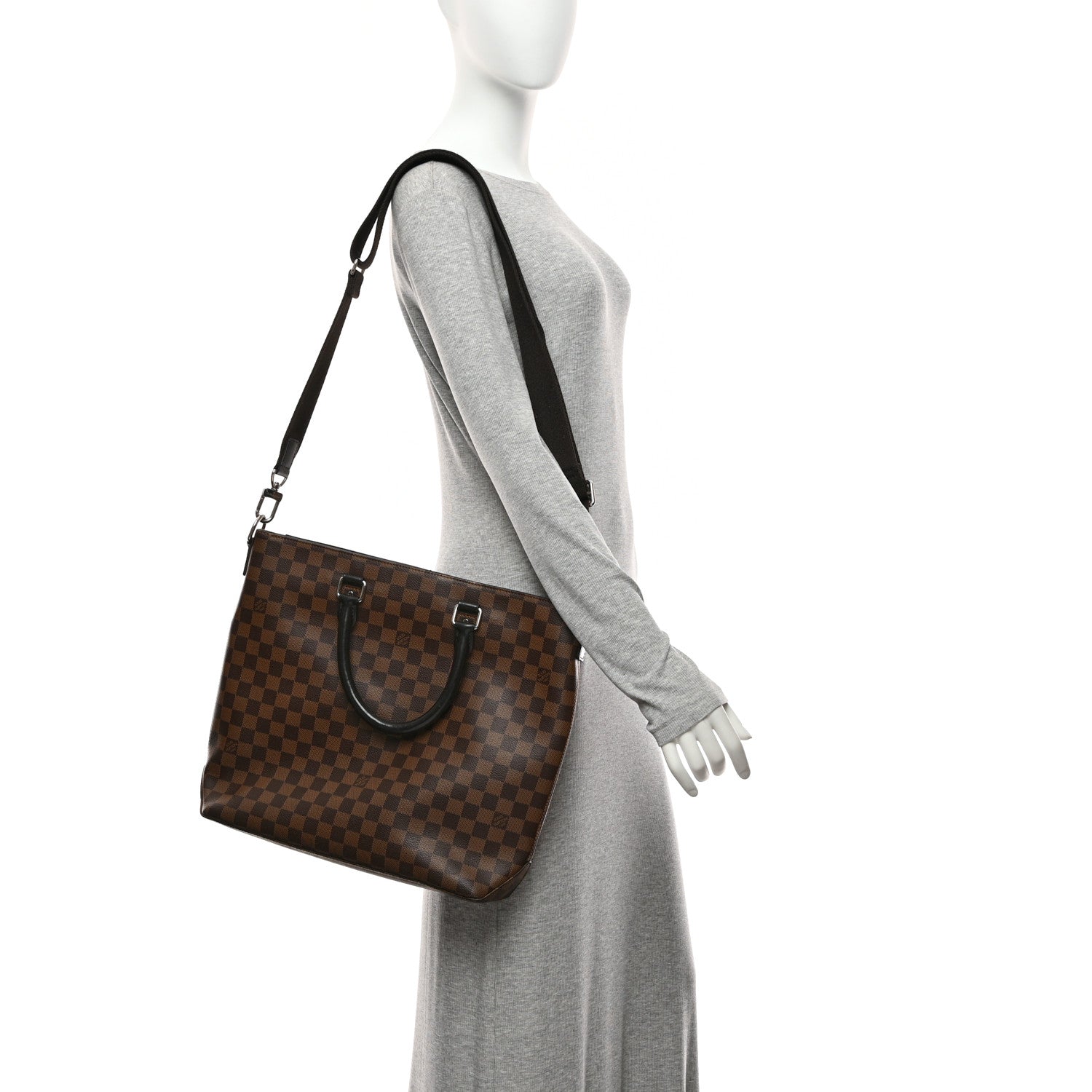 Louis Vuitton Damier Ebene Jake Tote 2 of 10