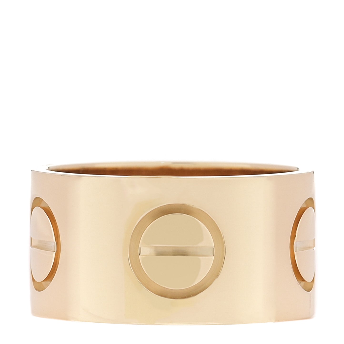 18K Yellow Gold 11mm LOVE Ring 58 8.5