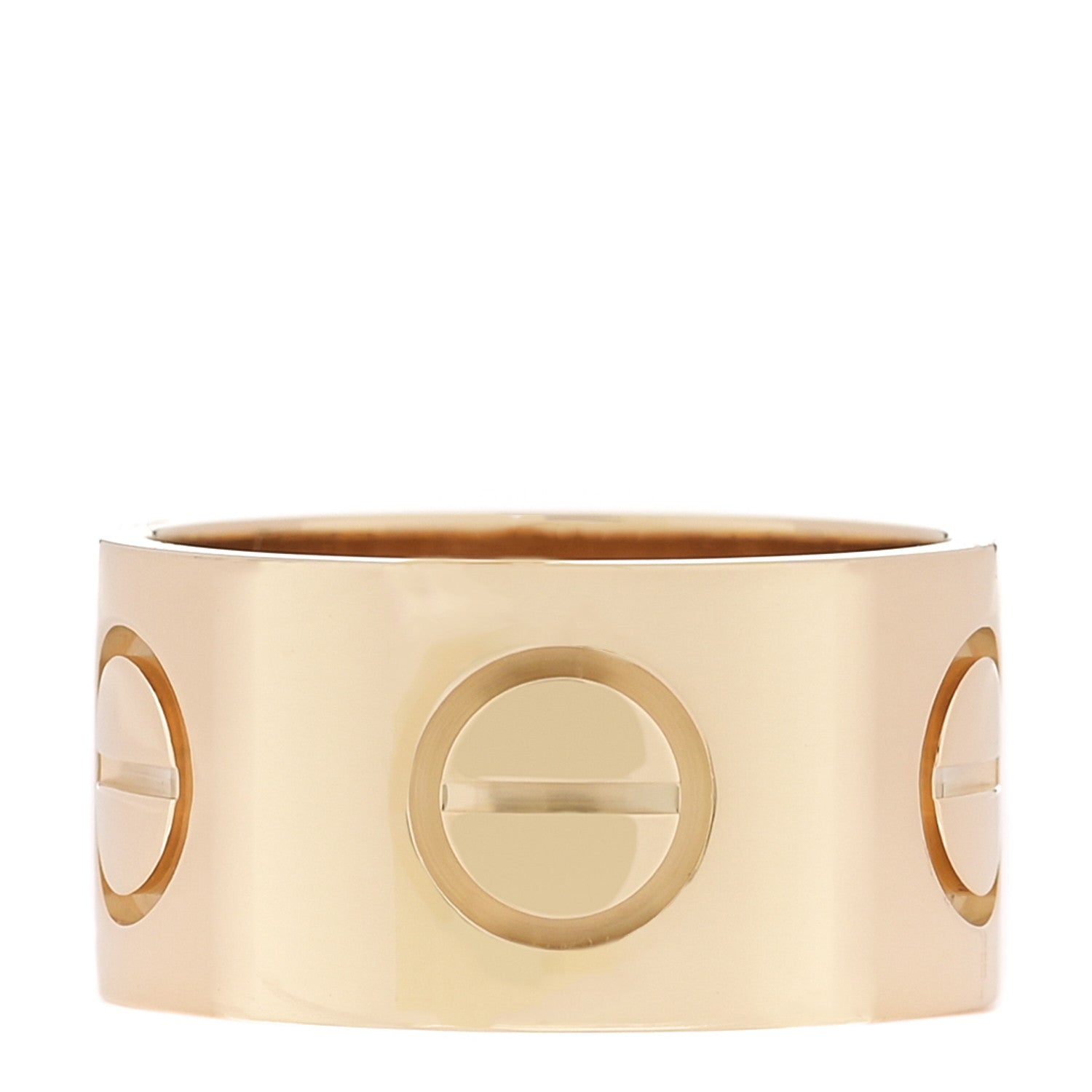 Cartier 18K Yellow Gold 11mm LOVE Ring 58 8.5 1 of 4