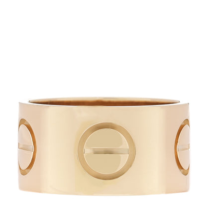 Cartier 18K Yellow Gold 11mm LOVE Ring 58 8.5 1 of 4