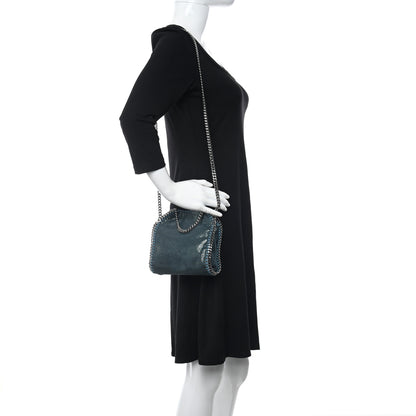 Stella McCartney Shaggy Deer Tiny Falabella Tote Petroleum 2 of 10