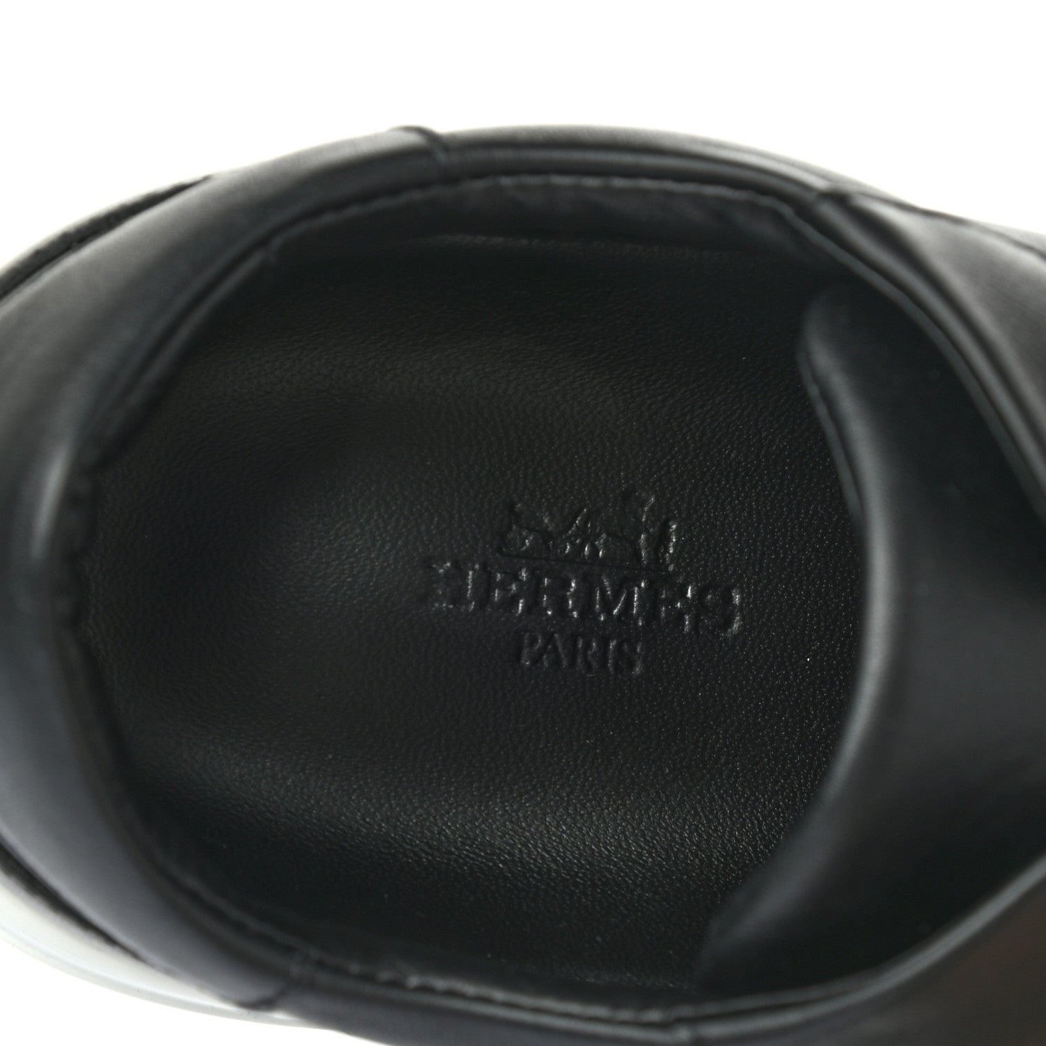 Hermes Calfskin Day Sneakers 36 Black 7 of 9