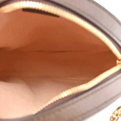 Gucci GG Supreme Monogram Web Mini Ophidia Round Shoulder Bag Brown 5 of 11