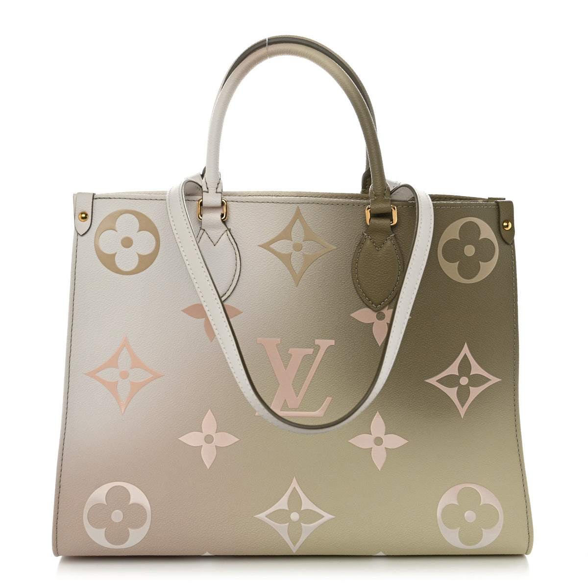 Louis Vuitton Monogram Giant Spring In The City OntheGo MM Sunset Kaki 1 of 9