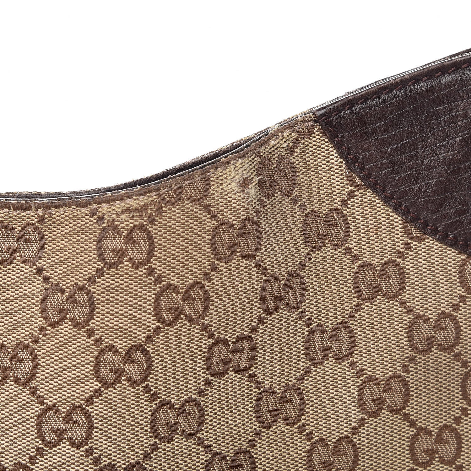 Gucci Monogram Hasler Hobo Dark Brown 12 of 24