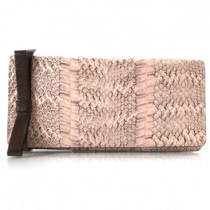 Miu Miu Python Bow Clutch 1 of 8