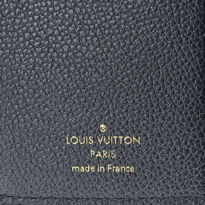 Louis Vuitton Empreinte Monogram Flower Victorine Wallet Navy Blue 7 of 7