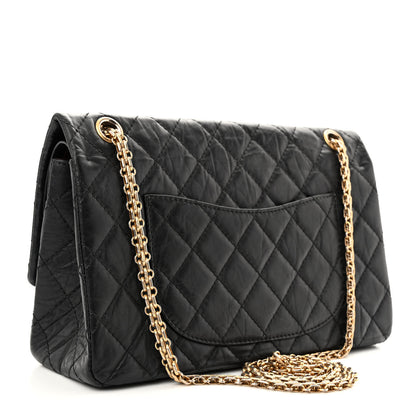 Chanel Aged Calfskin Quilted 2.55 Reissue 226 Flap Black 3 of 10