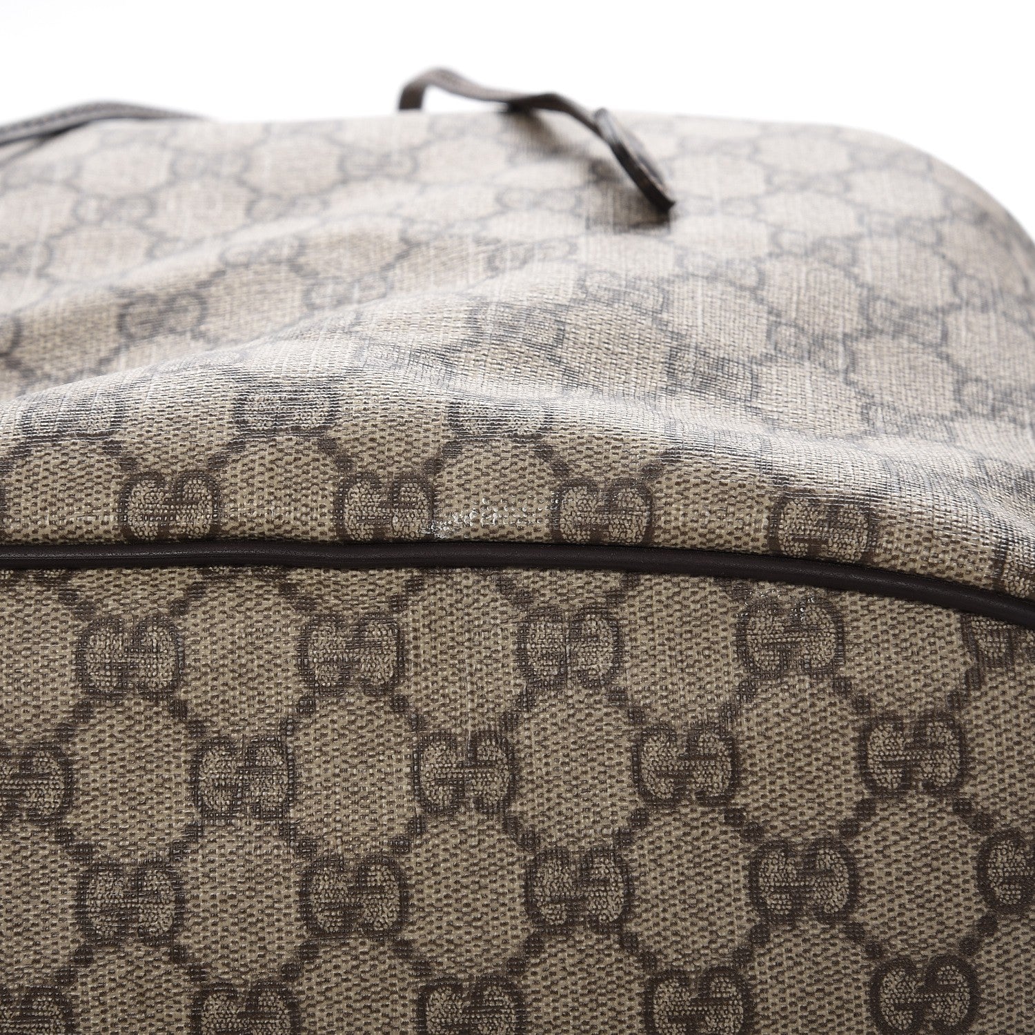Gucci GG Supreme Monogram Drawstring Backpack Dark Brown 11 of 11