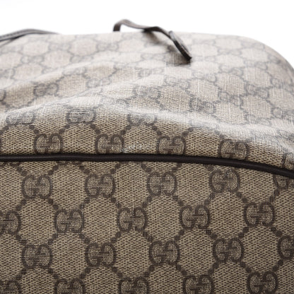 Gucci GG Supreme Monogram Drawstring Backpack Dark Brown 11 of 11
