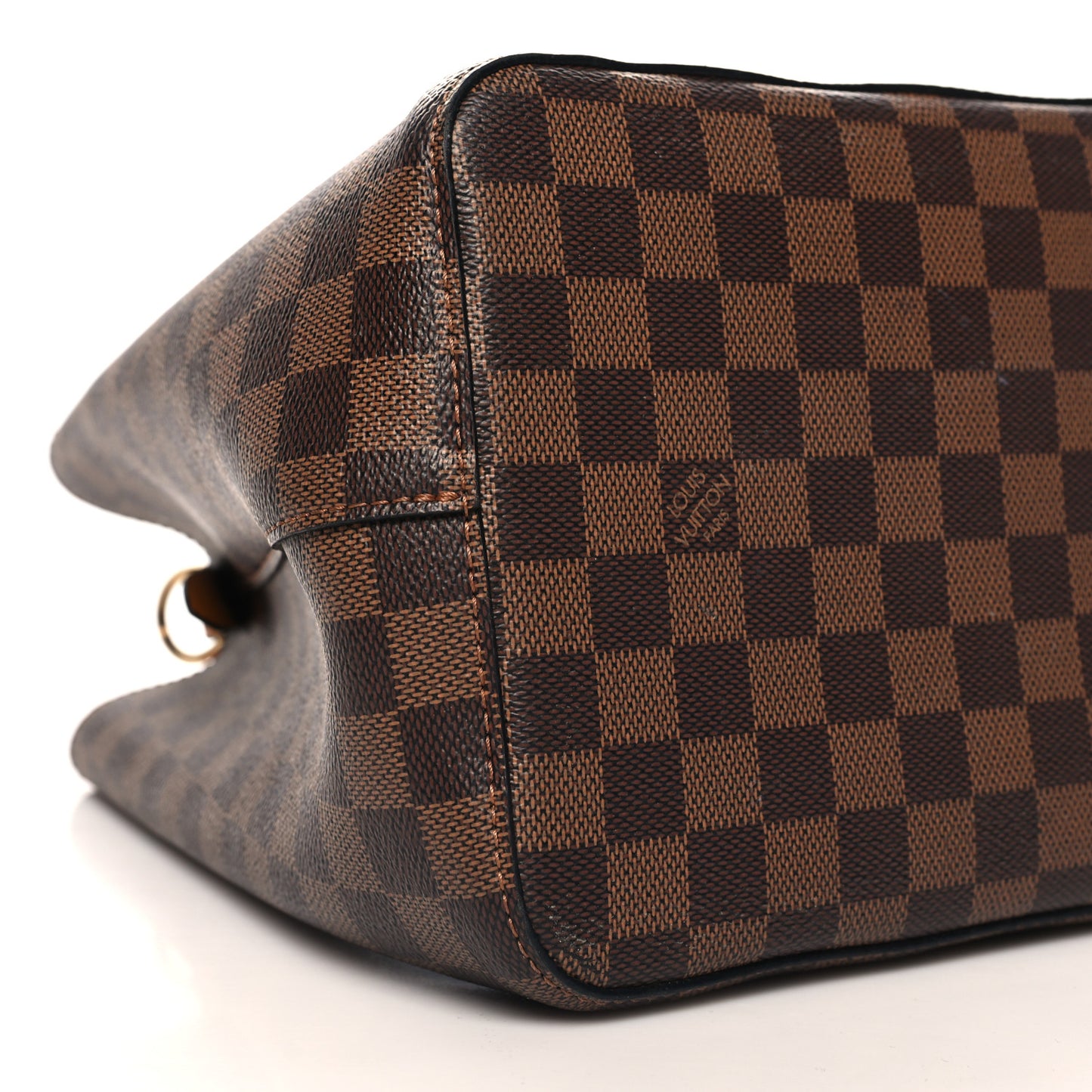 Damier Ebene Neonoe MM Safran