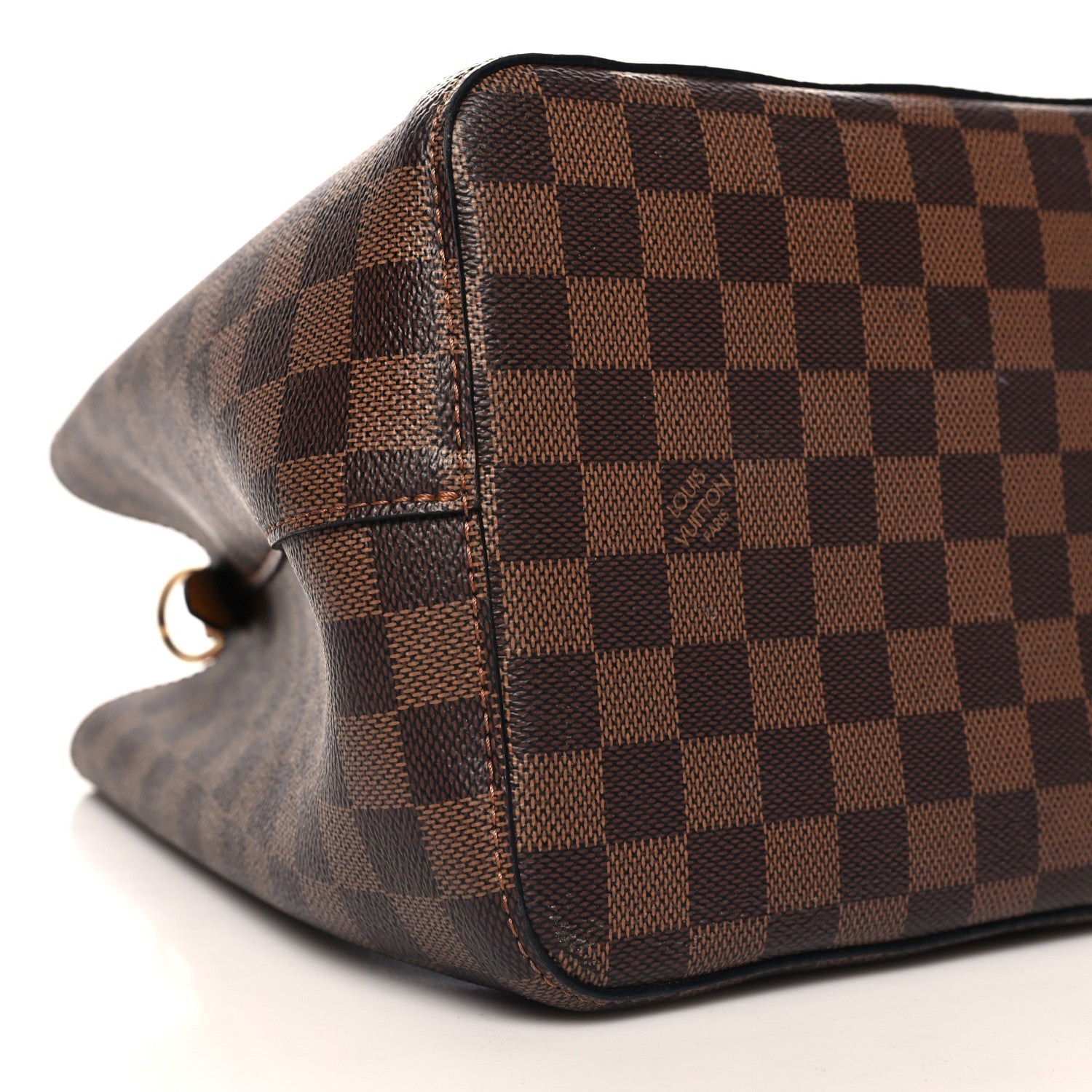 Louis Vuitton Damier Ebene Neonoe MM Safran 7 of 11