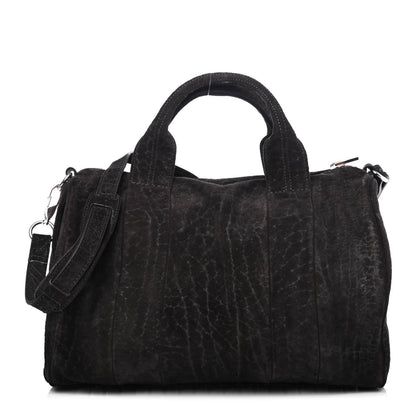 Alexander Wang Tumbled Nubuck Rocco Espresso Rhodium Hardware 1 of 4